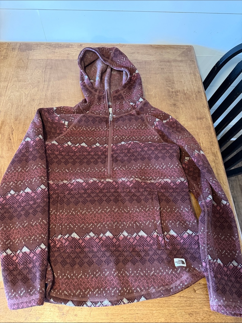 The North Face Women’s Half-Zip-Up Hooded Sweater